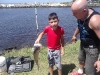 Pescador Andrey 10 anos- corvina em Torres 